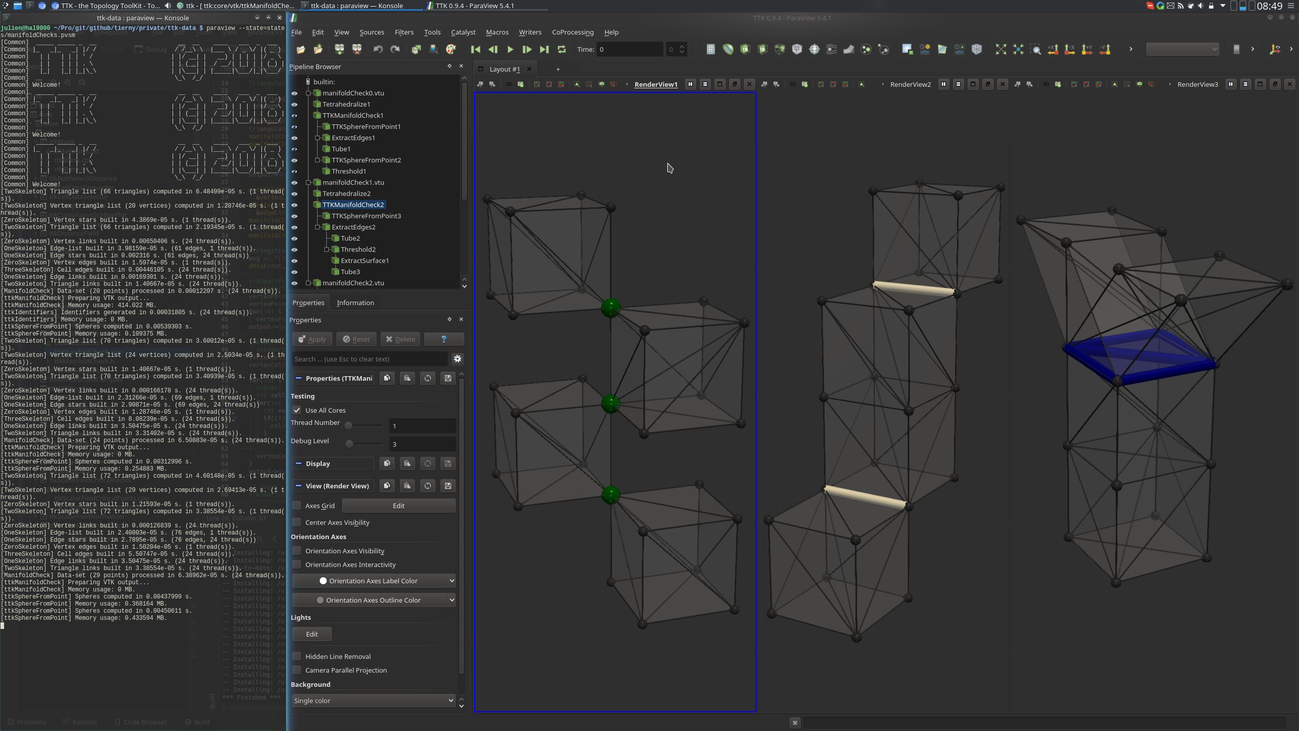 Manifold check screenshot