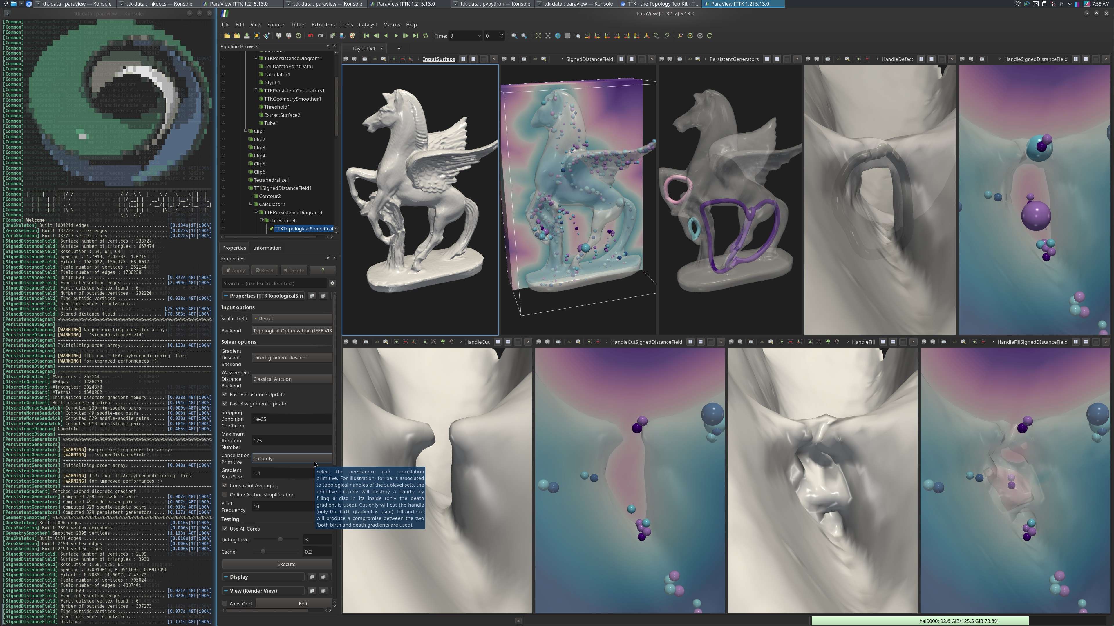 Topological Optimization Pegasus example Image