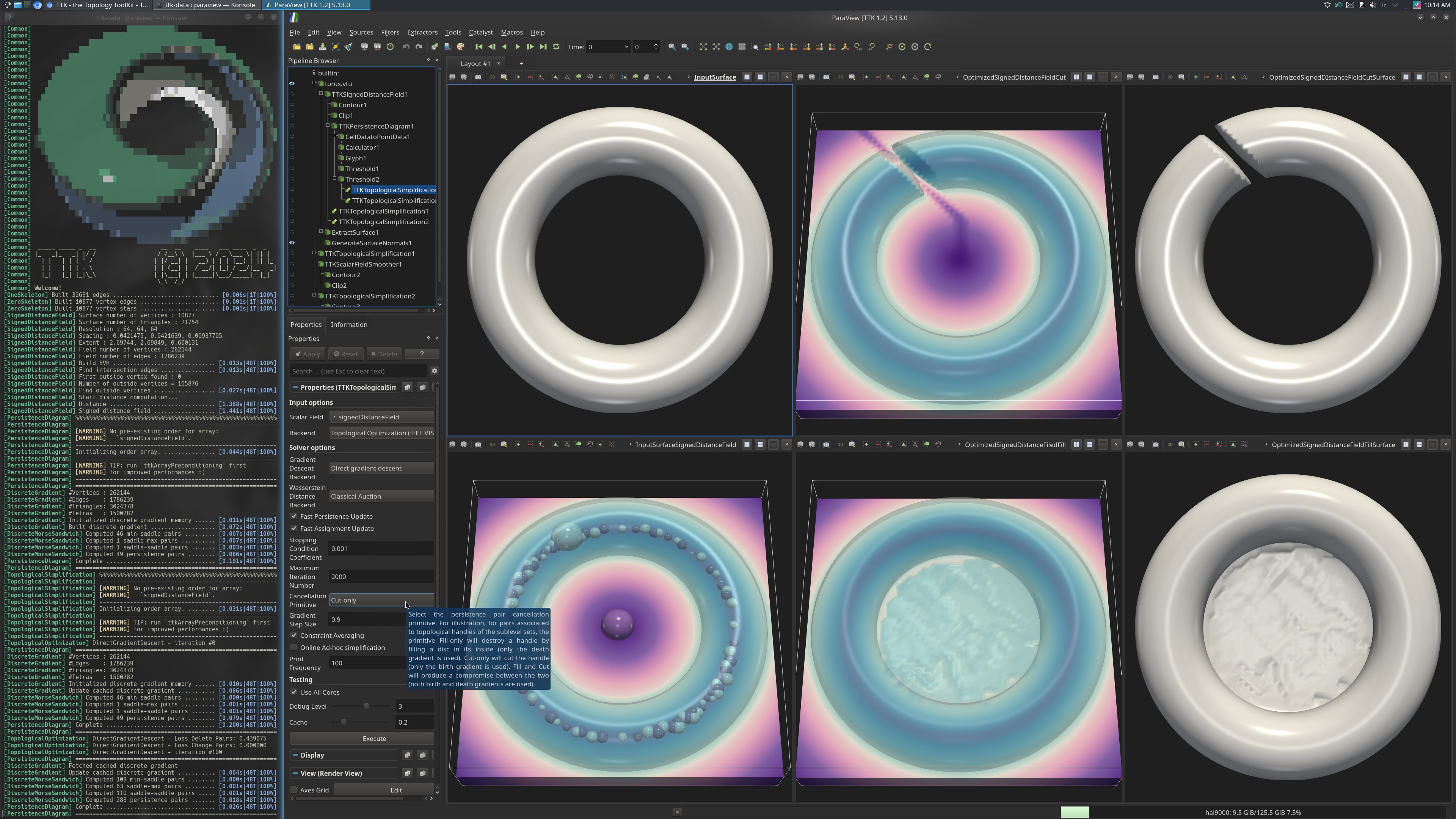 Topological Optimization Torus example Image